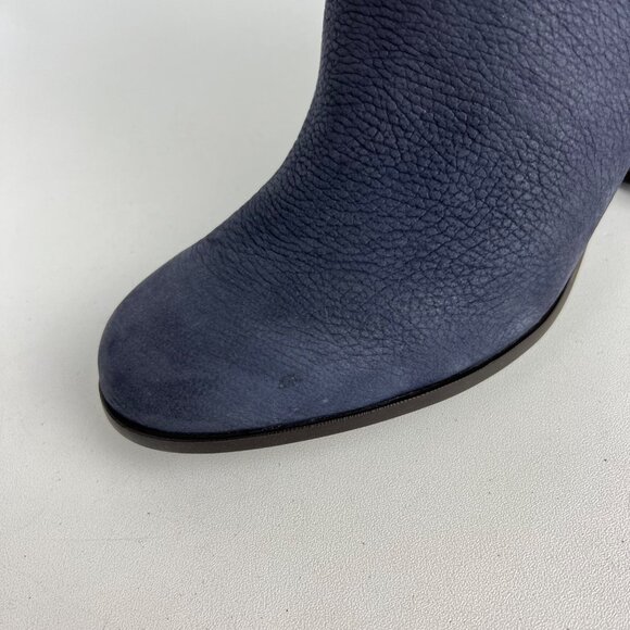 Cole Haan Womens Cassidy Strap Ankle Booties Blue Leather Block Heel size 9 - Picture 10 of 16
